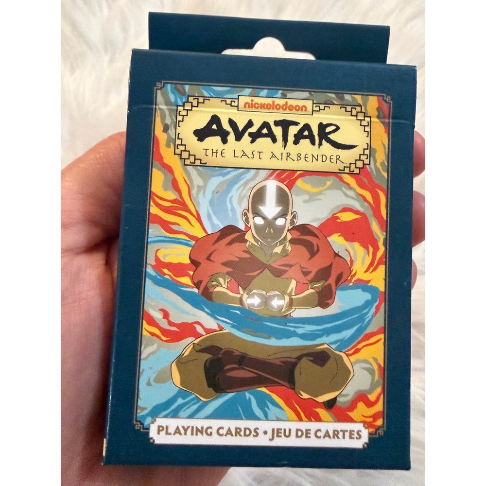Nickelodeon Avatar The Last Airbender Playing Cards Aquarius Aang Deck New